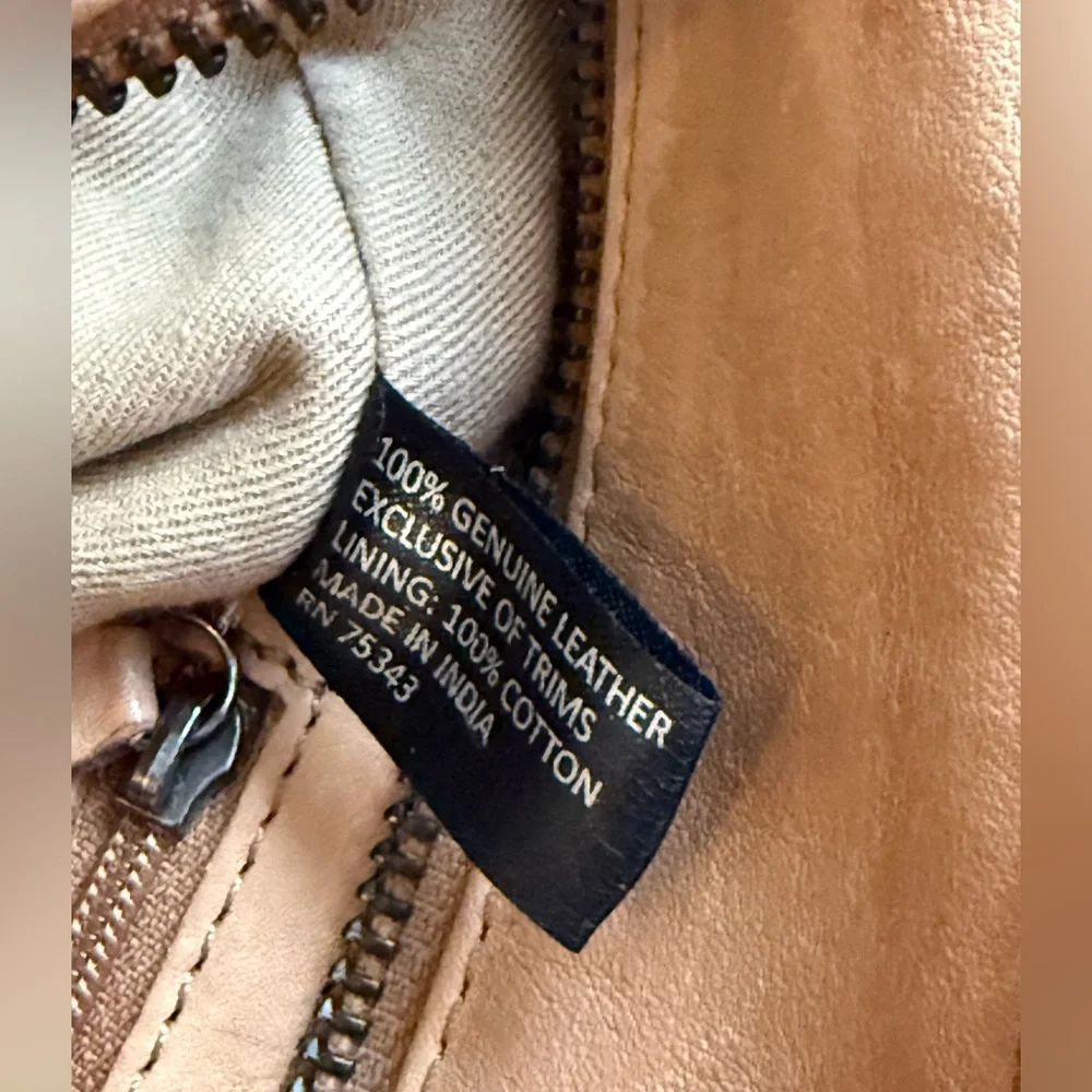 Woven Genuine Leather Tote Bag Tan Minimalist Structured Leather Bag - Picture 8 of 10
